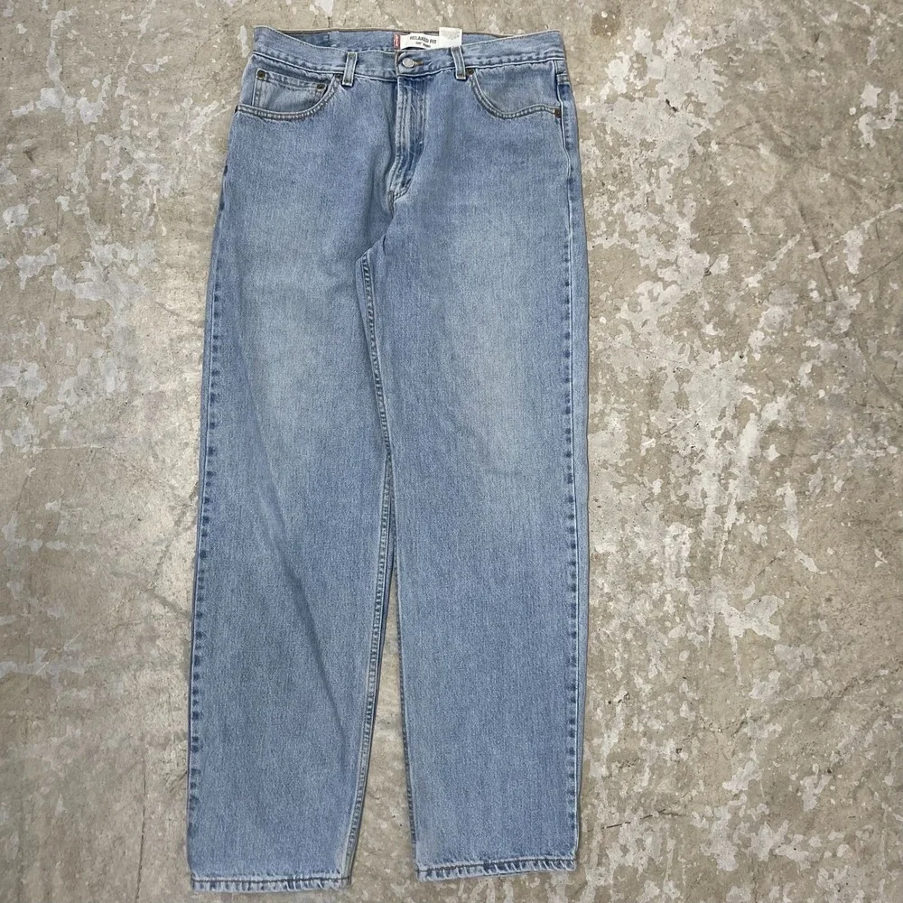 Levis Jeans Mens 34x33 Blue Pants 550 Baggy Relaxed Loose Y2K Denim Tag 36x34 C9